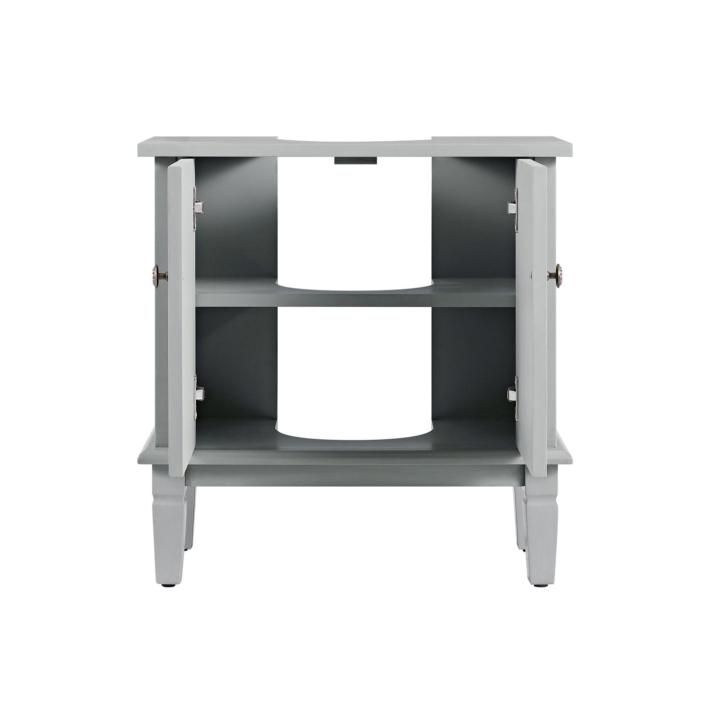 Chantilly Mid Grey Carved Bathroom Undersink Unit