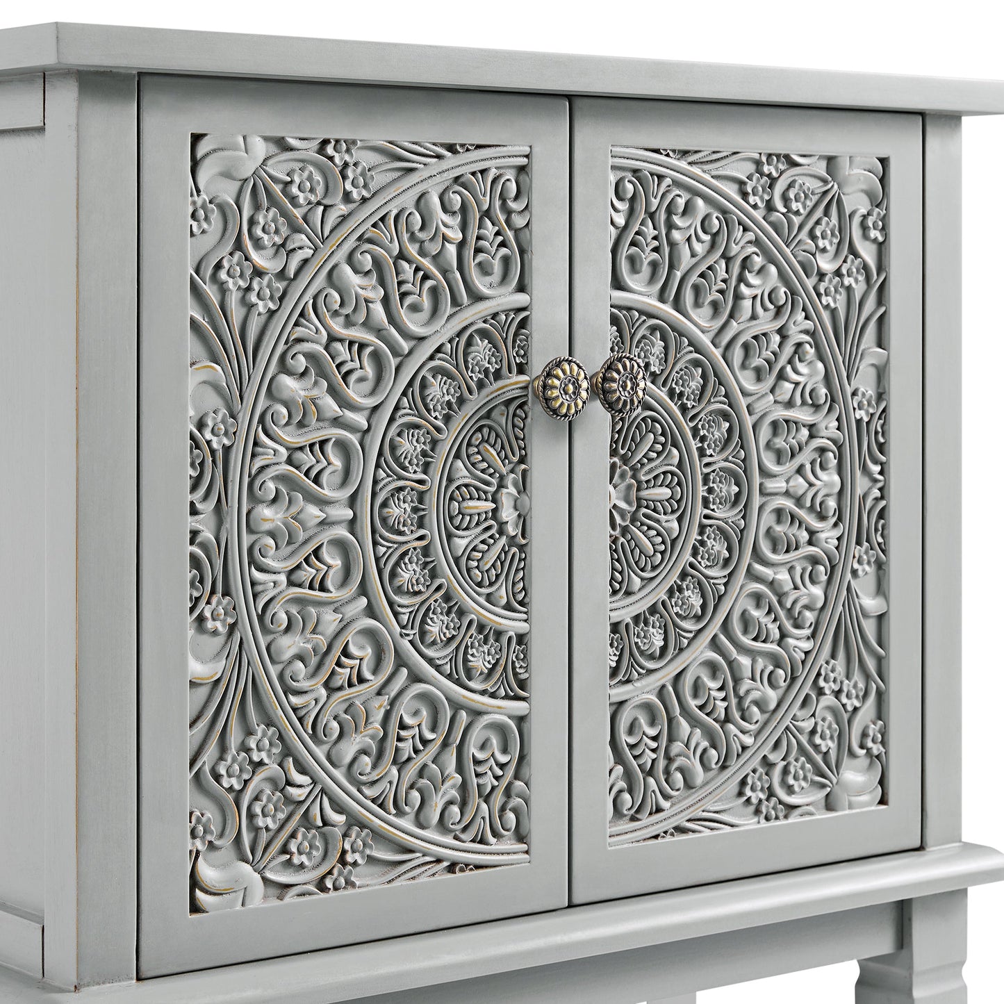Chantilly Mid Grey Carved Bathroom Undersink Unit