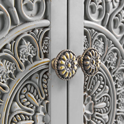 Chantilly Mid Grey Carved Bathroom Undersink Unit