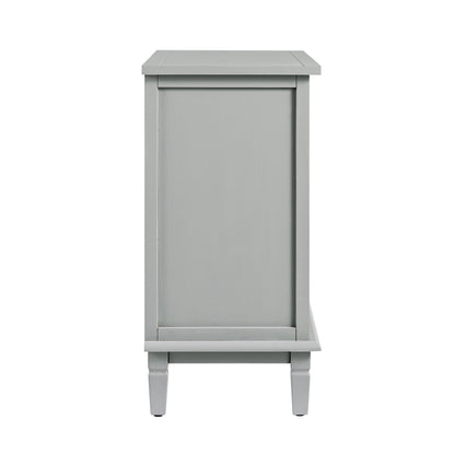 Chantilly Mid Grey Carved Small Sideboard