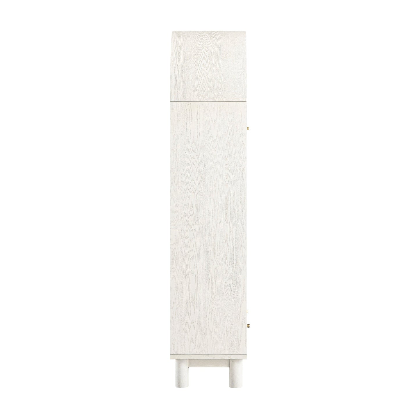 Maude Large Storage Cabinet, Washed White Ash