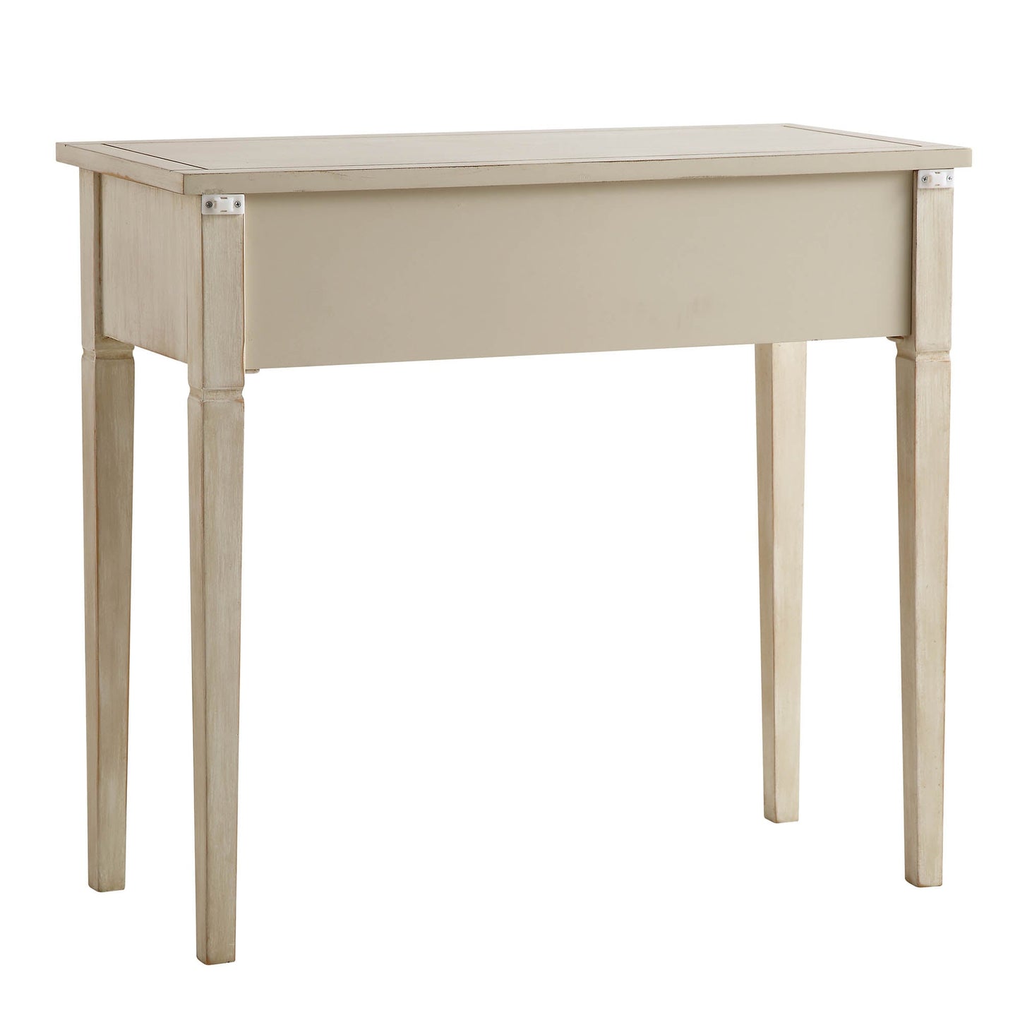 Chantilly Whitewashed Carved Console/ Dressing Table