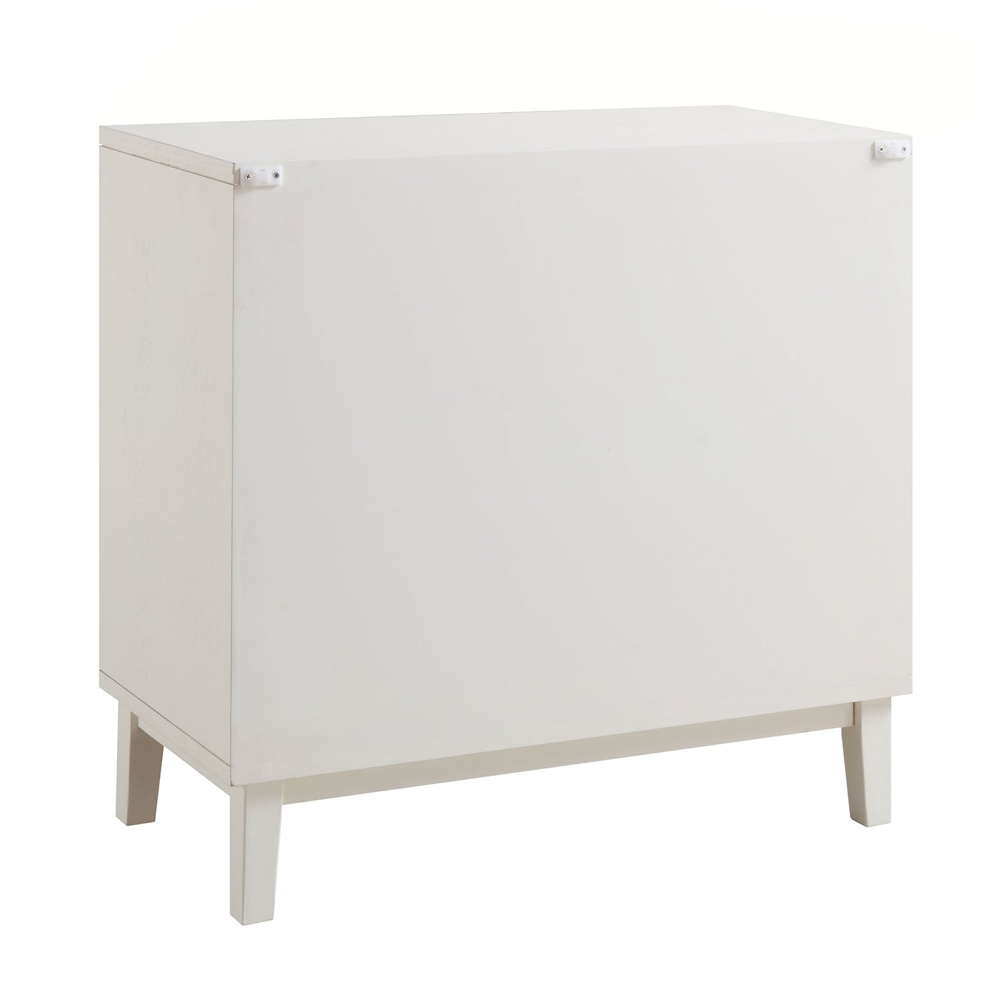 Bianca Chip Carved 3 Drawer Chest, Sand Beige & Ivory