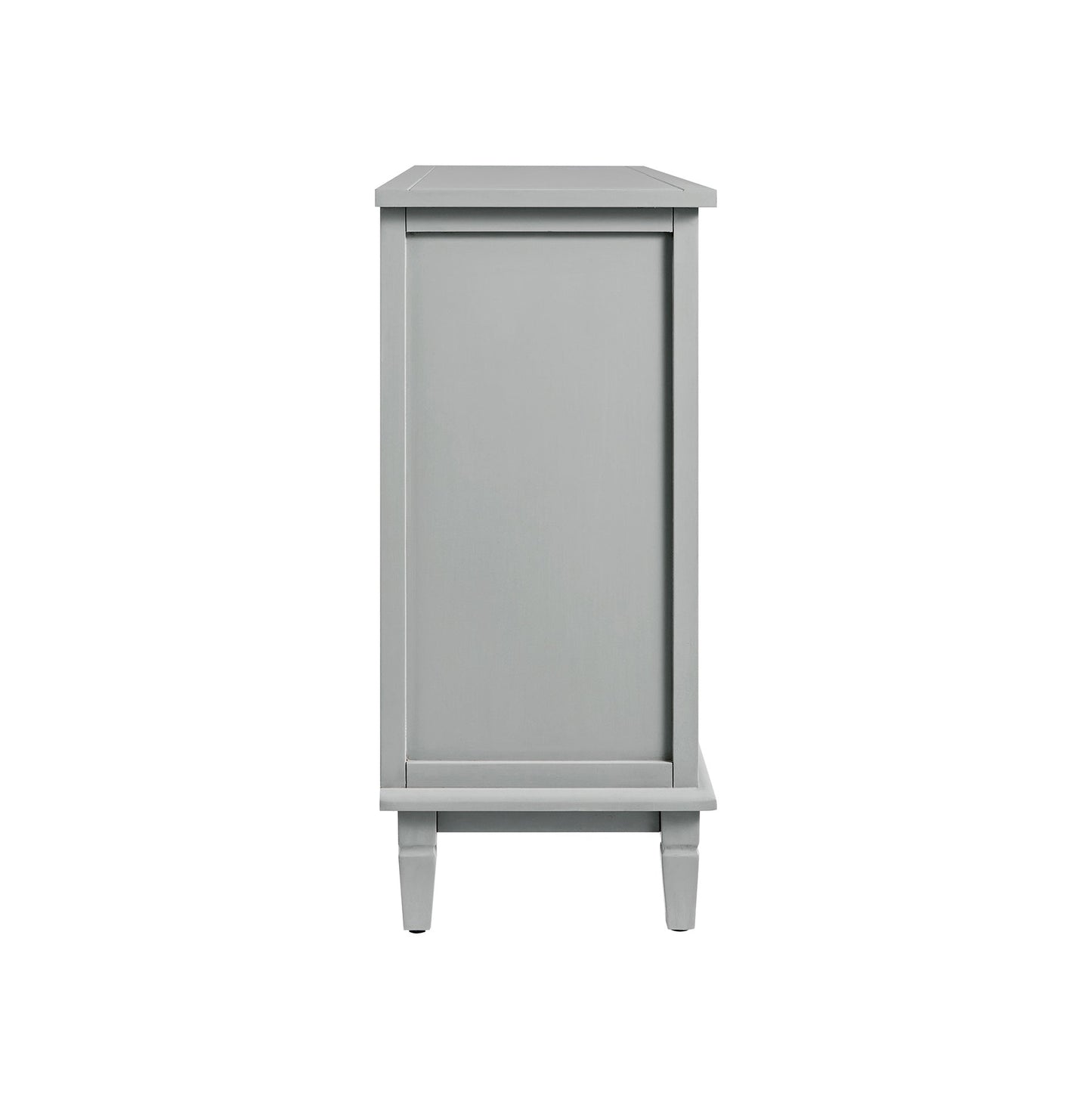 Chantilly Mid Grey Carved 3 over 4 Drawer Chest