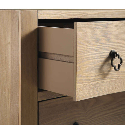 Thalia Concave Chest of Drawers, Natural