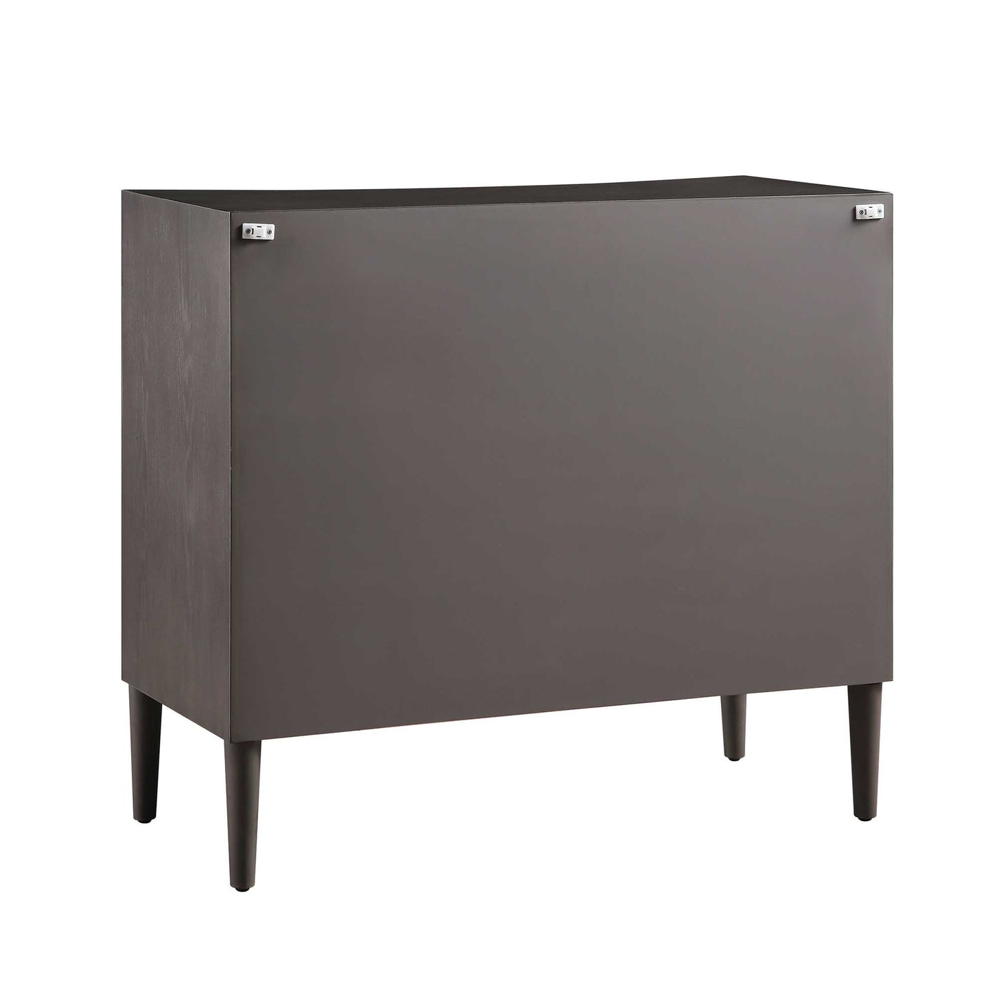 Thalia Concave Chest of Drawers, Silver Oak