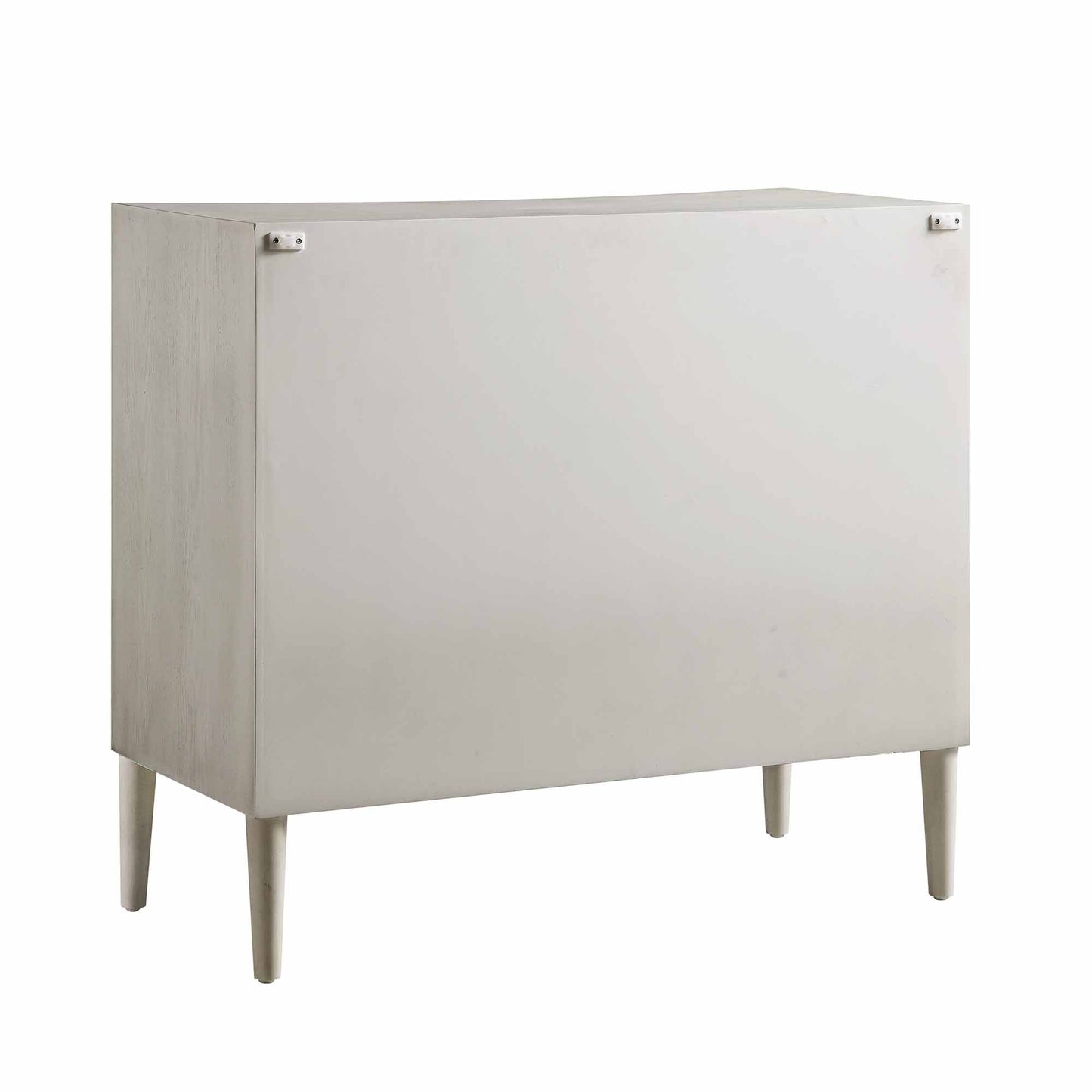 Thalia Concave Chest of Drawers, Washed White