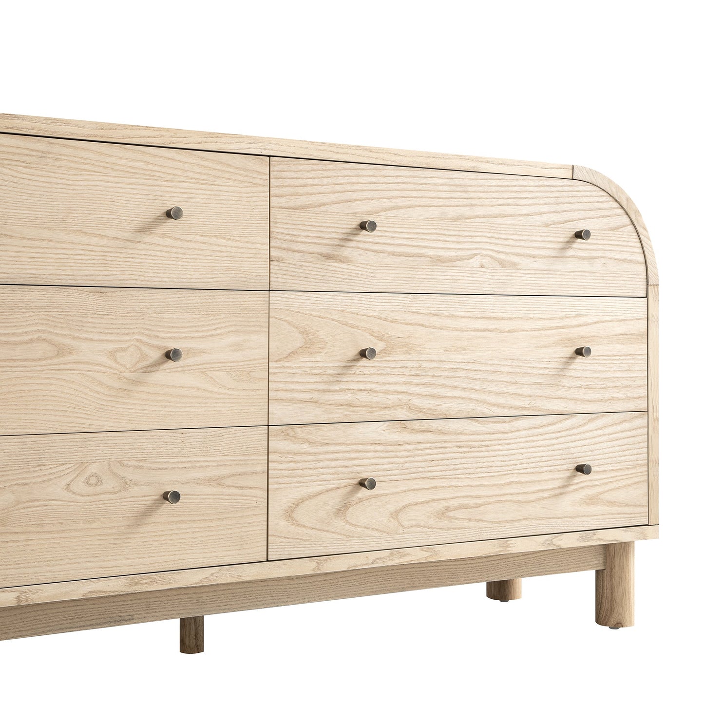Maude Chest of 6 Drawers, Natural Ash