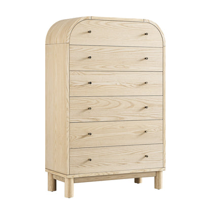 Maude Tall Chest, Natural Ash
