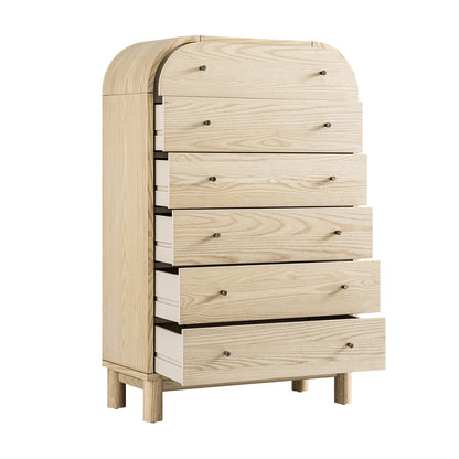 Maude Tall Chest, Natural Ash