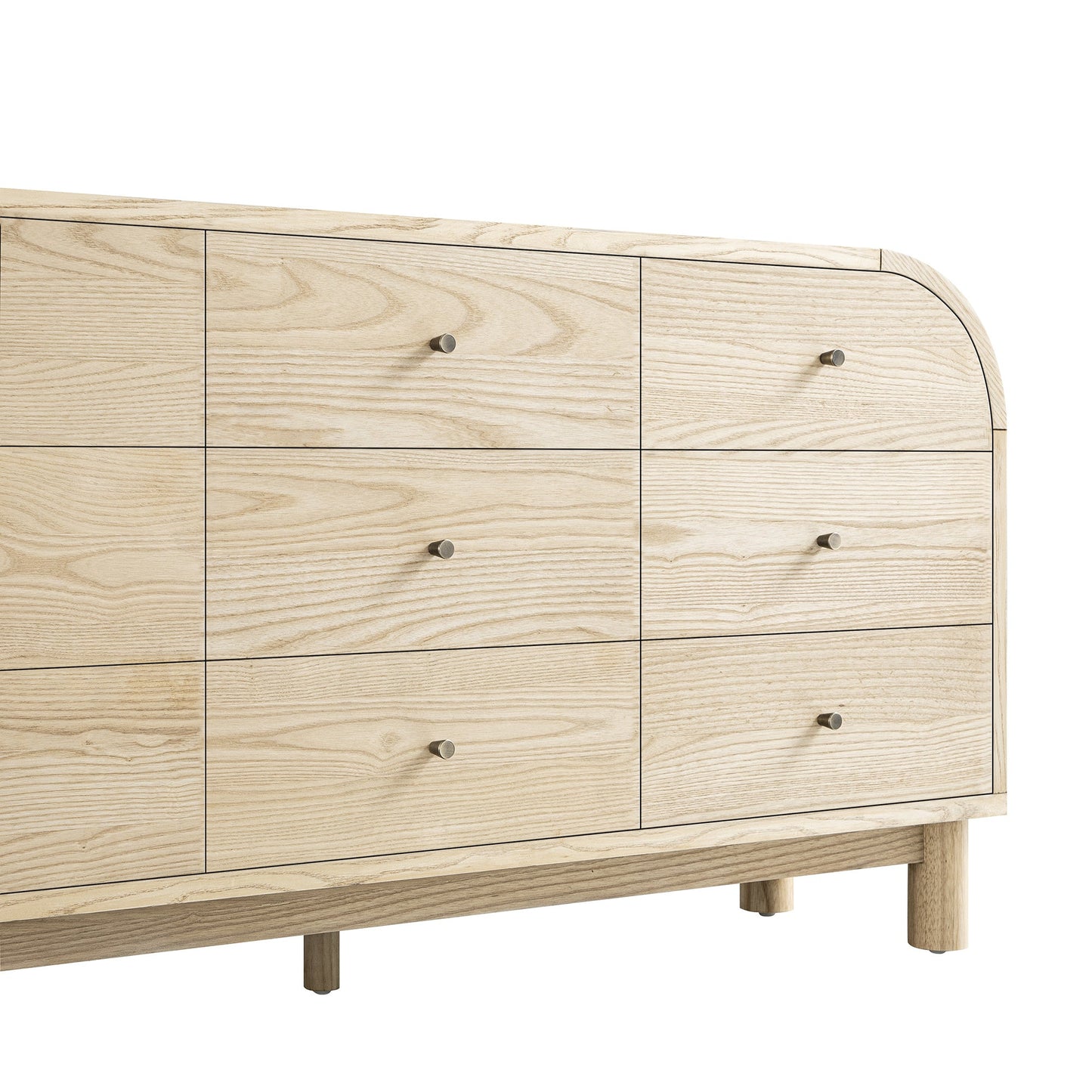 Maude 9 Drawer Chest, Natural Ash