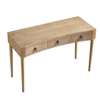 Thalia Concave Dressing Table, Natural
