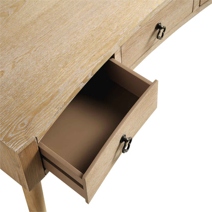 Thalia Concave Dressing Table, Natural