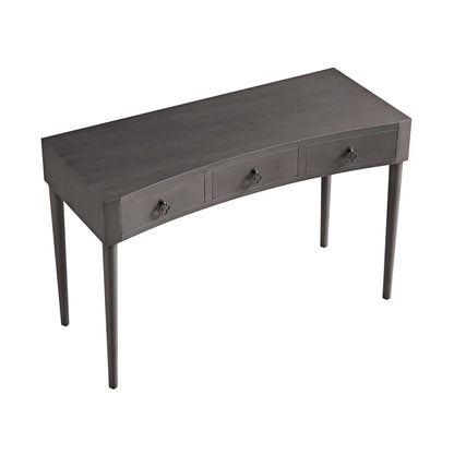 Thalia Concave Dressing Table, Silver Oak
