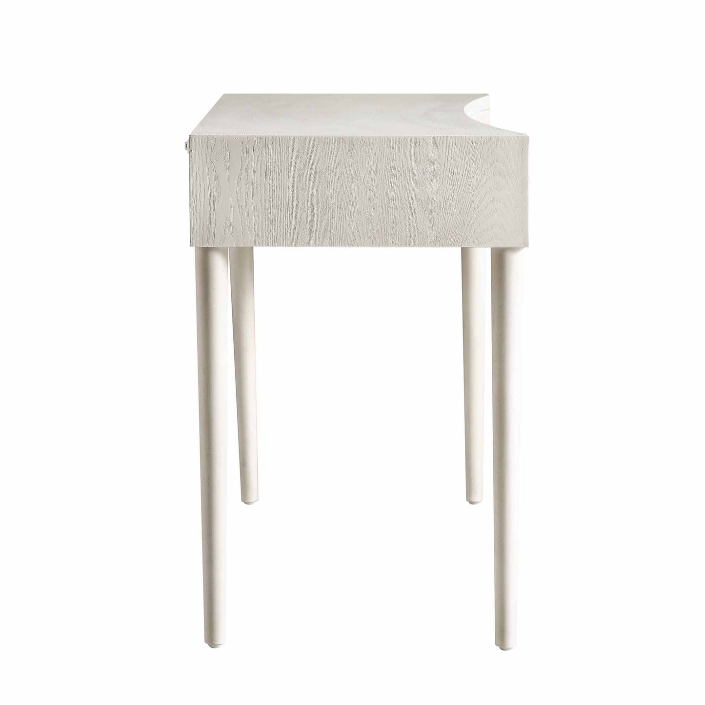 Thalia Concave Dressing Table, Washed White