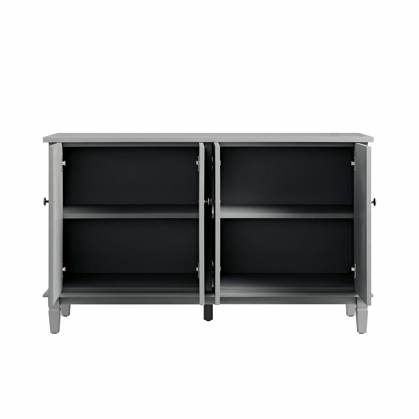 Chantilly Mid Grey Carved Large Sideboard