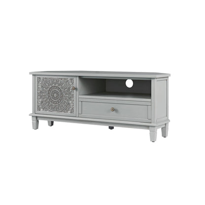 Chantilly Mid Grey Corner TV Unit