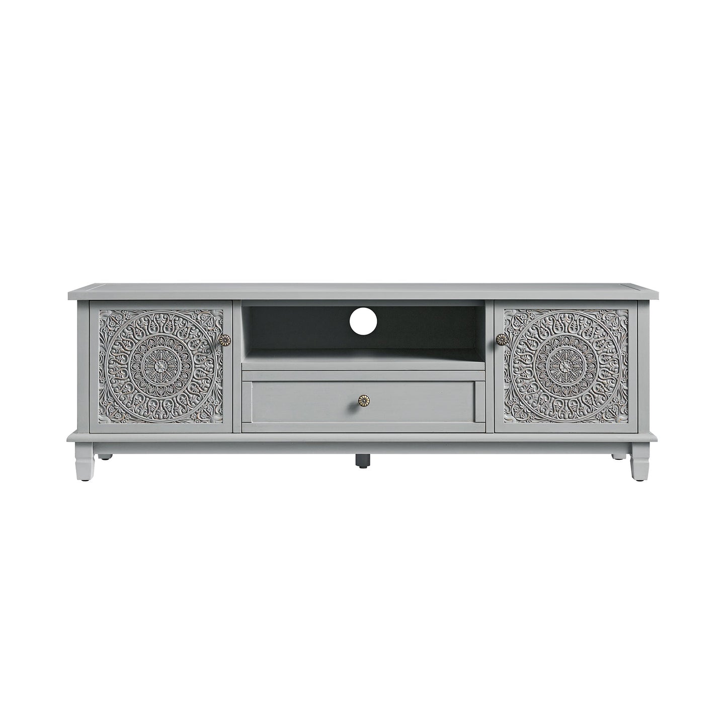 Chantilly Mid Grey 150cm Wide TV Unit