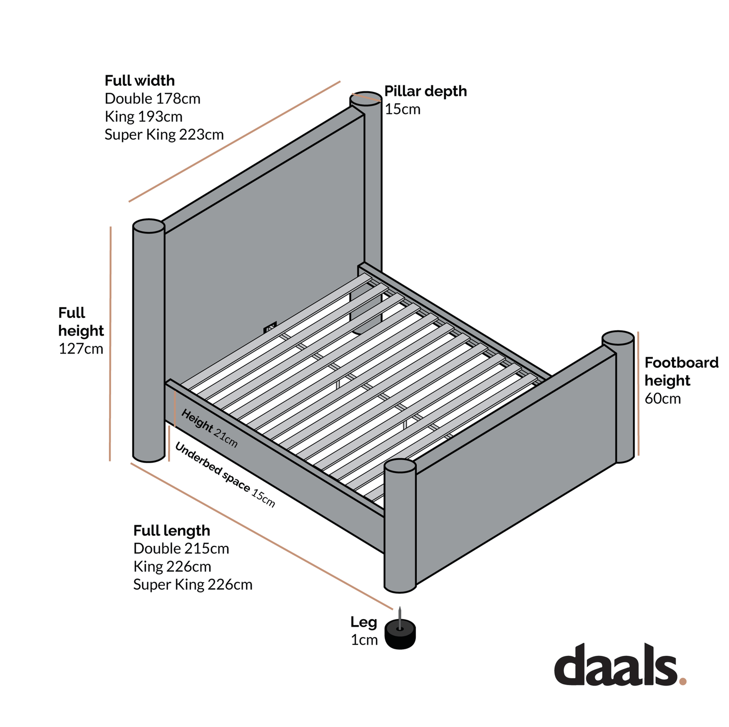 Galerie Beige Boucle Pillar Upholstered Bed