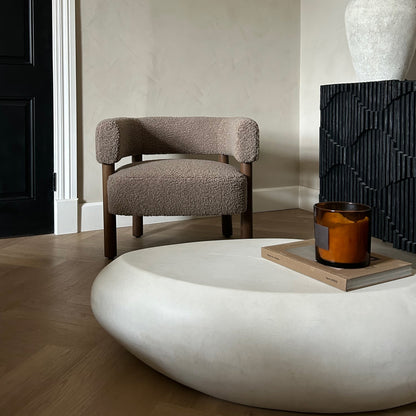 Zola - Minimal Concrete Pebble Coffee Table Extra Large