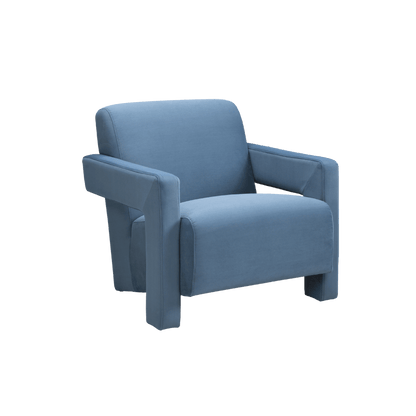 Apex Angular Armchair (Crib 5) - Blue