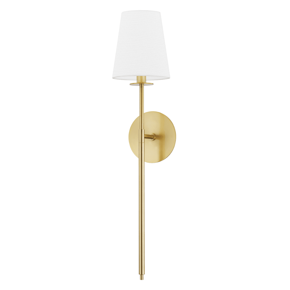 Niagra 1 Light Wall Sconce - Aged Brass