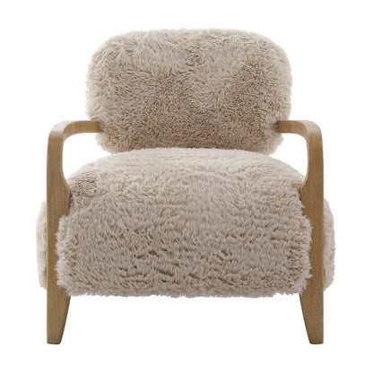 Baaab Faux Sheepskin Accent Chair