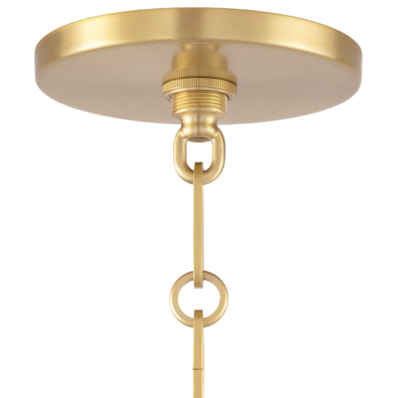 Eldridge Oval Pendant - Aged Brass