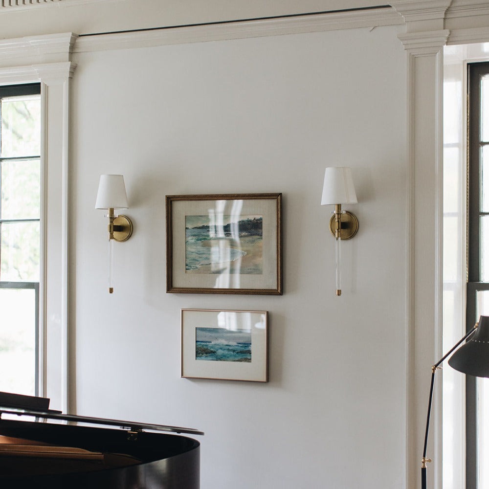 Blixen 1 Light Wall Sconce - Aged Brass