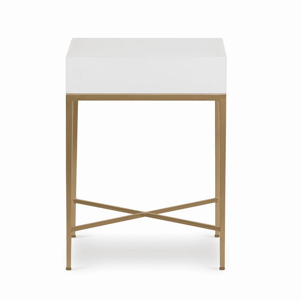 Berkeley Bedside Table - White
