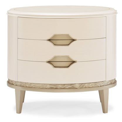 Adela 3 Drawer Bedside Table