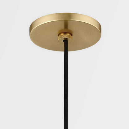 Reese 1 Medium Large Pendant Light - Aged Brass