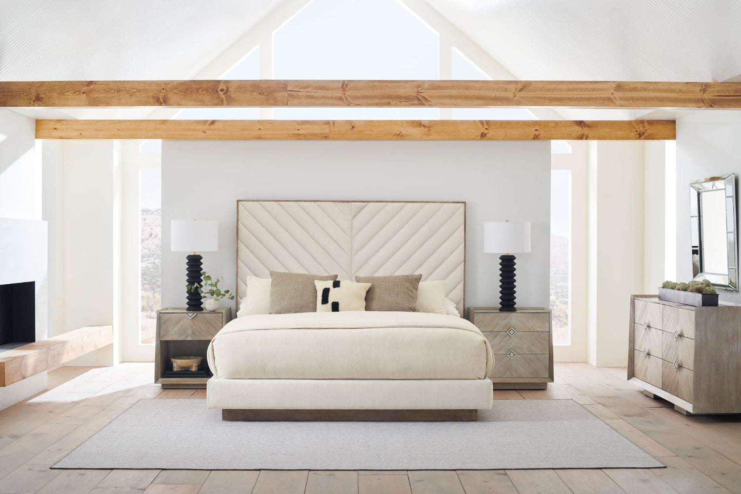 Classic Crossed Purposes Bedside Table