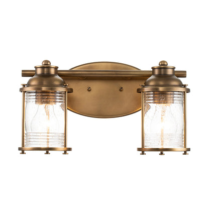 Ashland Bay 2 Light Wall Light - Brass
