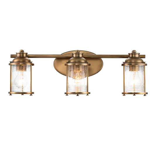 Ashland Bay 3 Light Wall Light - Brass