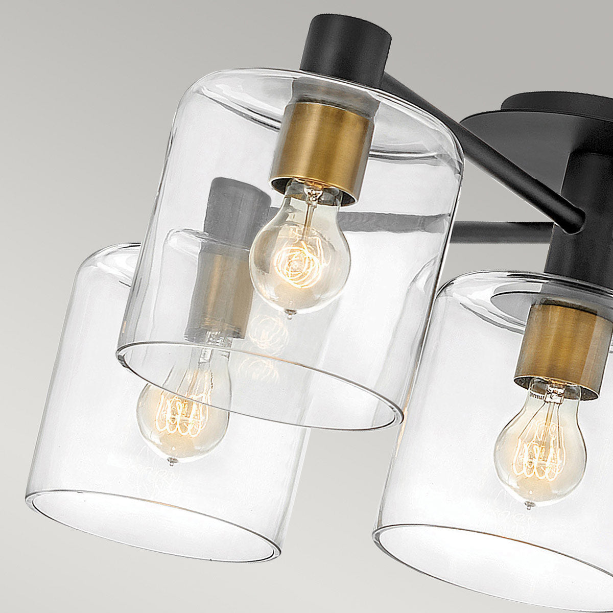 Axel 5 Light Semi-flush  - Black