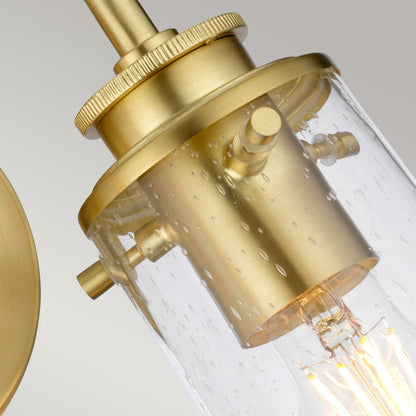Braelyn 2 Light Wall Light - Brushed Brass
