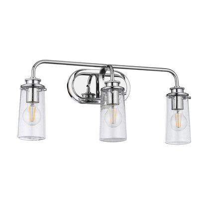 Braelyn 3 Light Wall Light - Polished Chrome