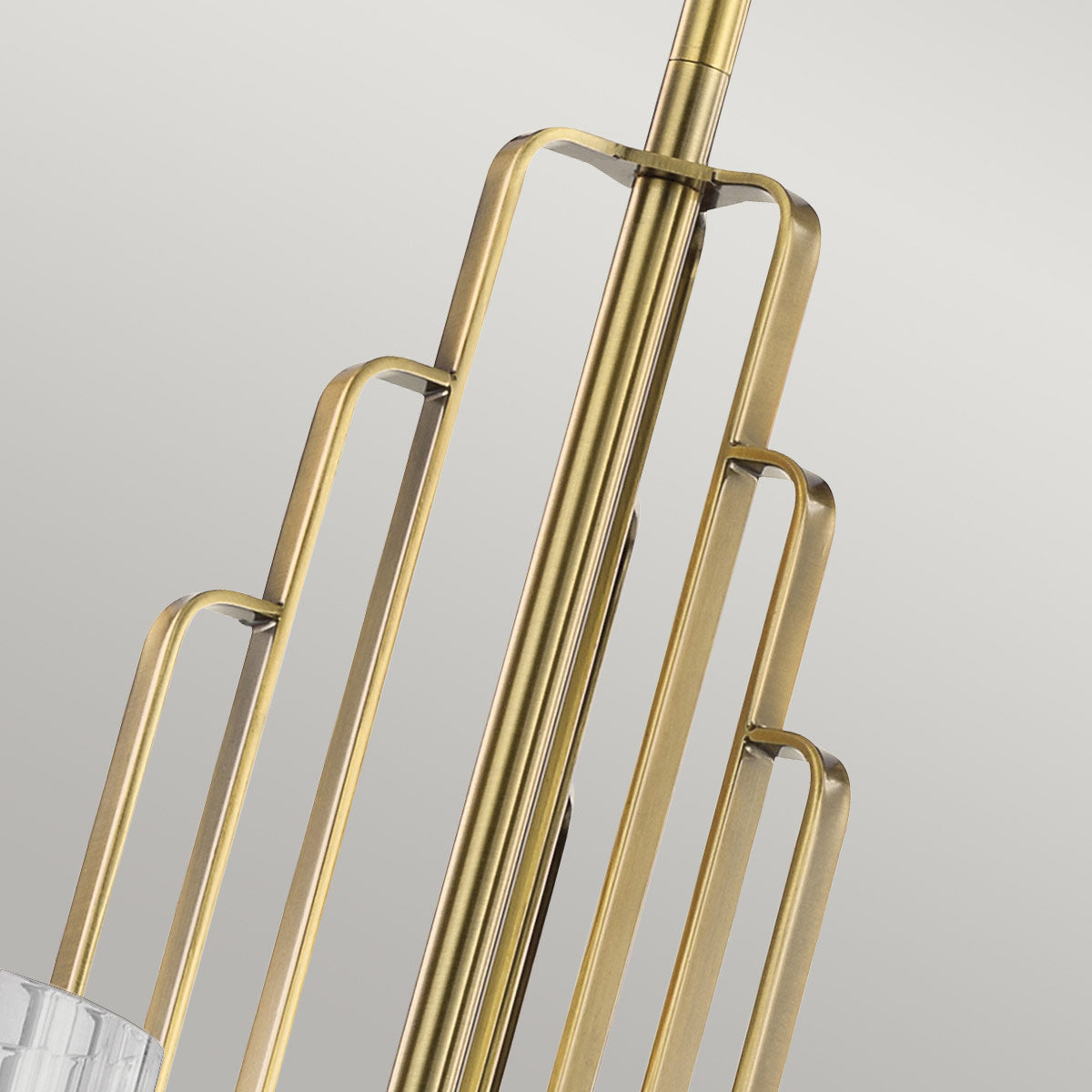 Kimrose 6 Light Chandelier - Brass