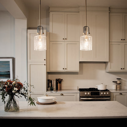 Kitner 1 Light Pendant - Brass