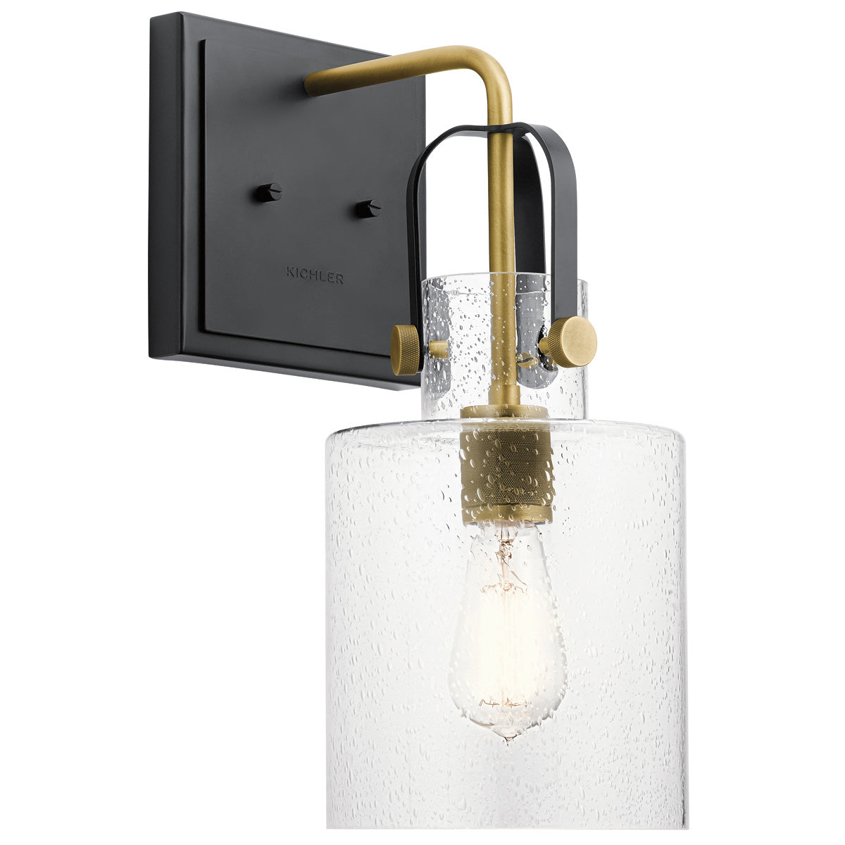 Kitner 1 Light Wall Light - Brass