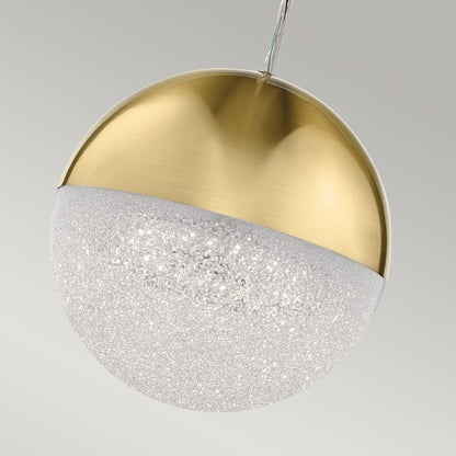 Moonlit LED Mini Pendant - Gold