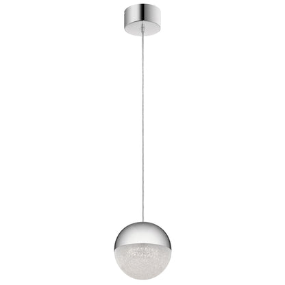 Moonlit LED Mini Pendant  - Chrome