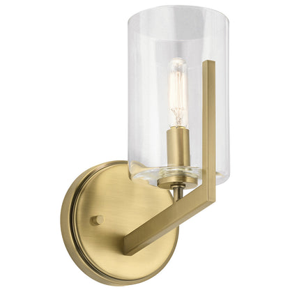 Nye 1 Light Wall Light - Brass