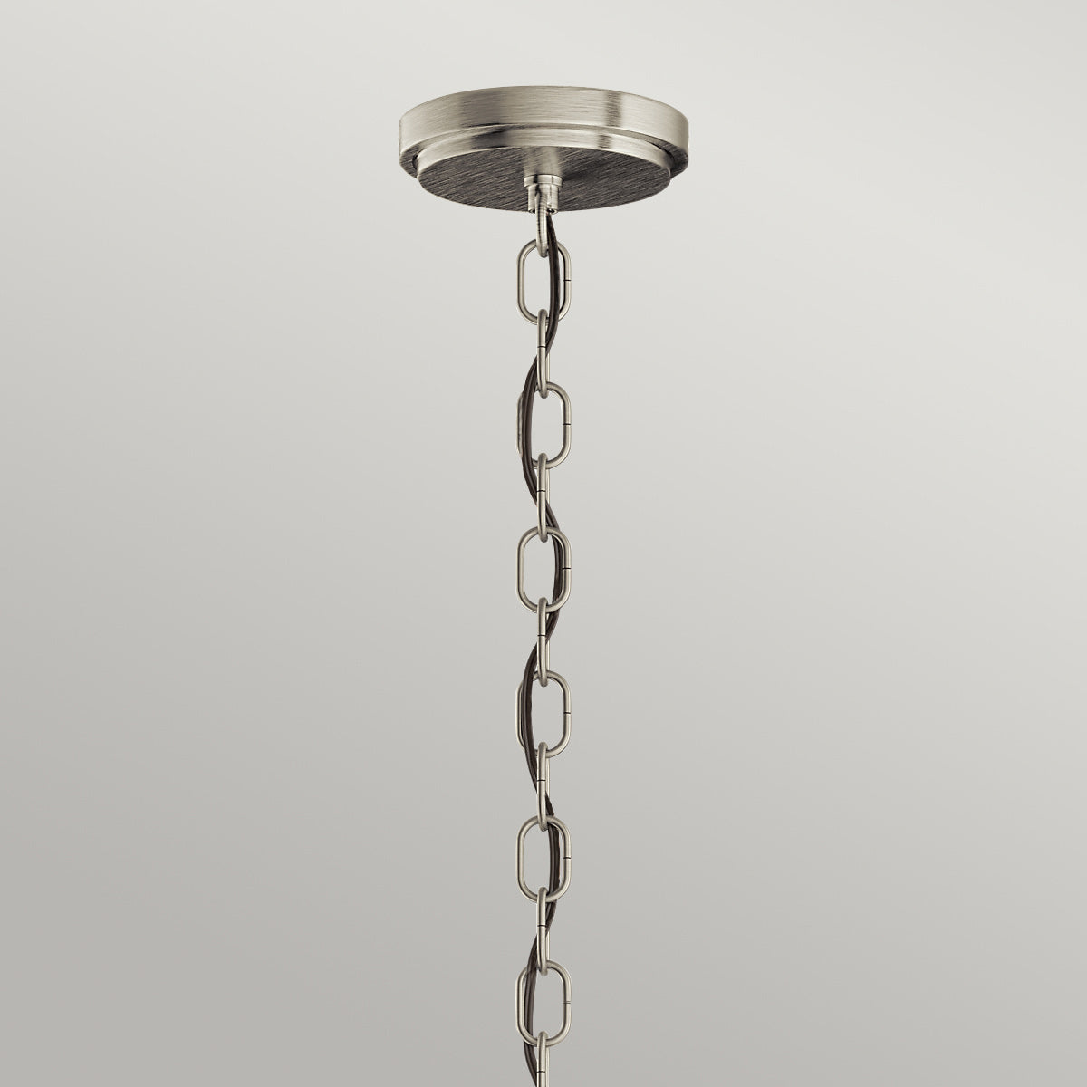 Roux 3 Semi Flush Light Pendant - Nickel