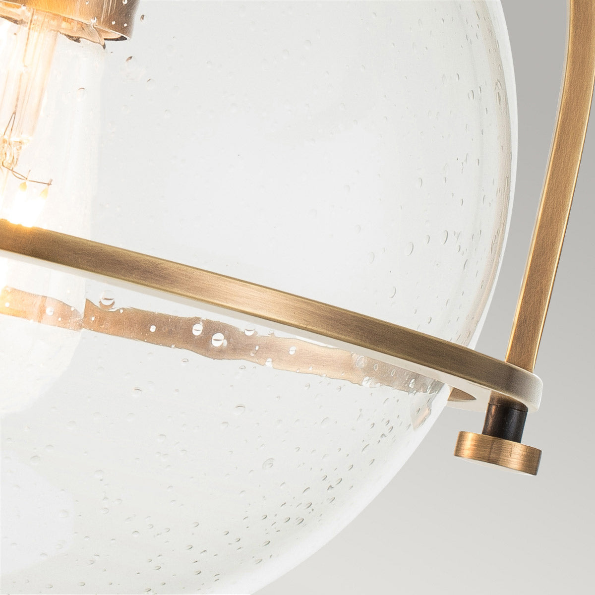 Somerset 1 Light Flush - Brass