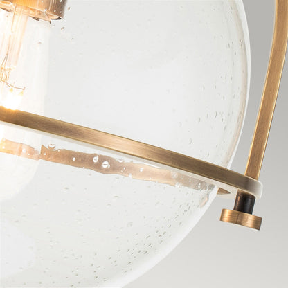 Somerset 1 Light Flush - Brass