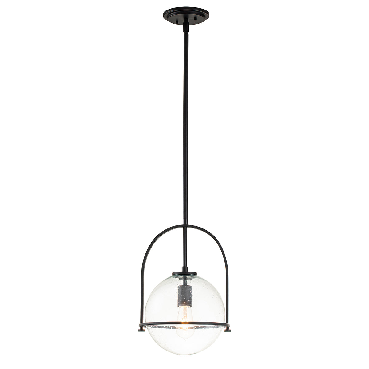Somerset 1 Light Medium Pendant - Black