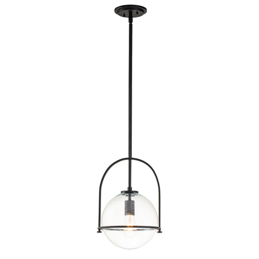 Somerset 1 Light Medium Pendant - Black