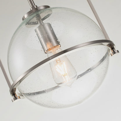 Somerset 1 Light Medium Pendant - Nickel